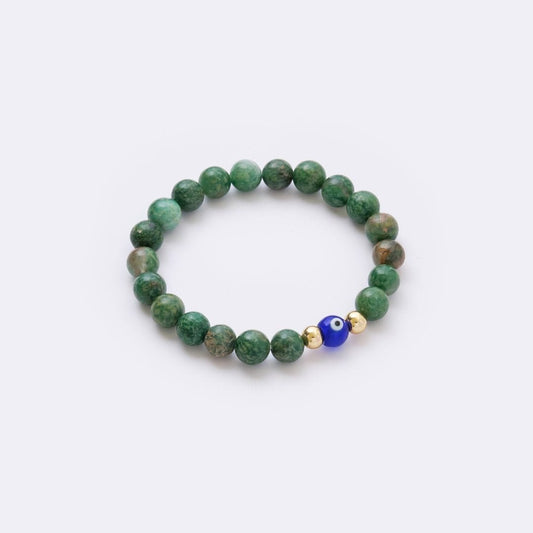 Create Your Own Evil Eye with Natural Stone Bracelet - MyMantra