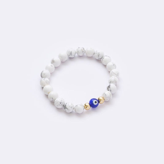 Create Your Own Evil Eye with Natural Stone Bracelet - MyMantra