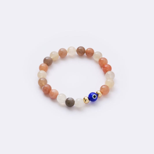 Create Your Own Evil Eye with Natural Stone Bracelet - MyMantra