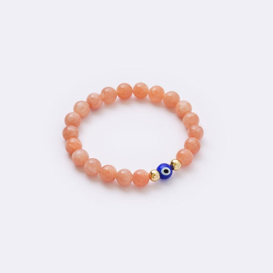 Create Your Own Evil Eye with Natural Stone Bracelet - MyMantra