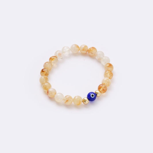 Create Your Own Evil Eye with Natural Stone Bracelet - MyMantra