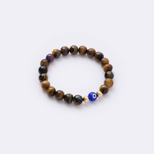 Create Your Own Evil Eye with Natural Stone Bracelet - MyMantra