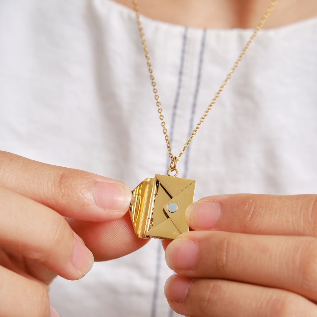 Custom Secret Note Stainless Steel Necklace - MyMantra
