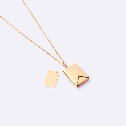 Custom Secret Note Stainless Steel Necklace - MyMantra