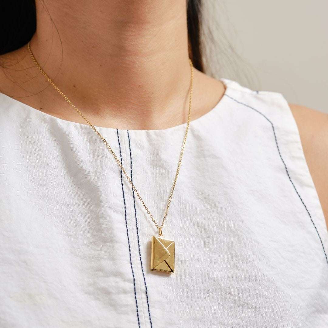 Custom Secret Note Stainless Steel Necklace - MyMantra
