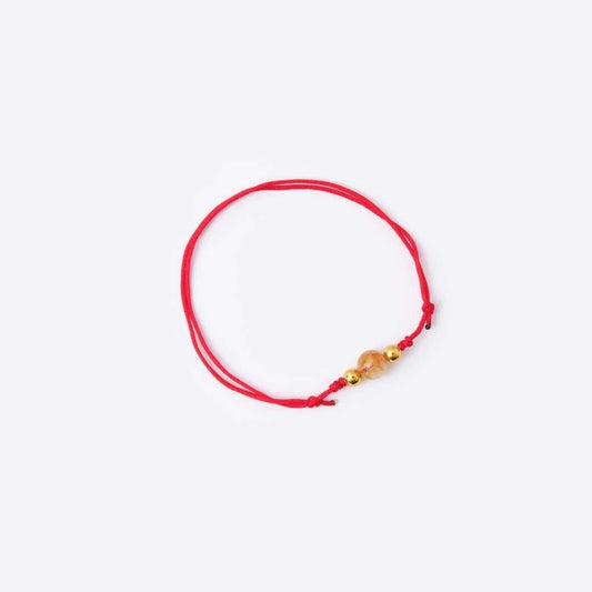 Red String Bracelet - Citrine - MyMantra