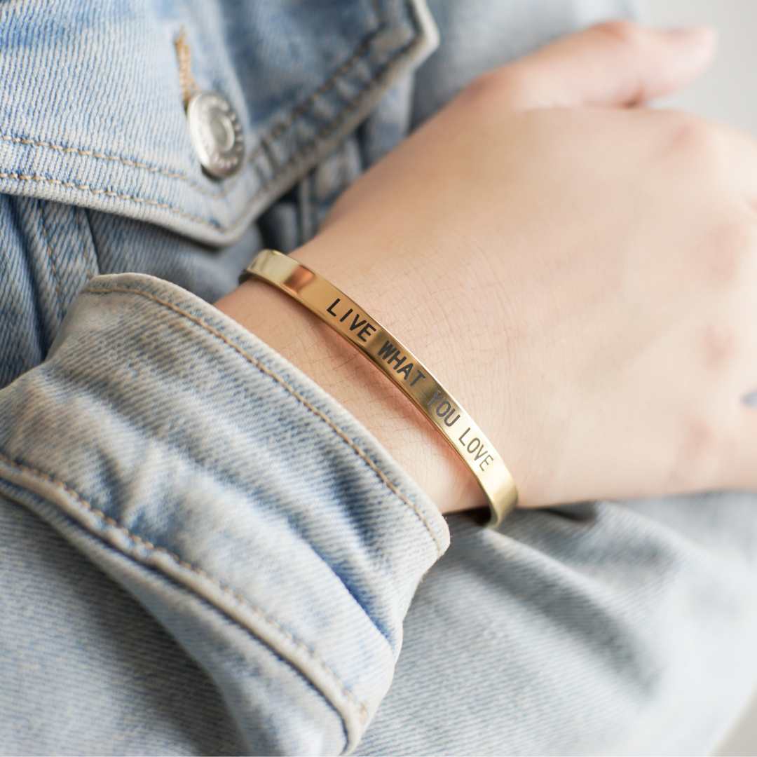 Mantra Cuff Bracelet - MyMantra