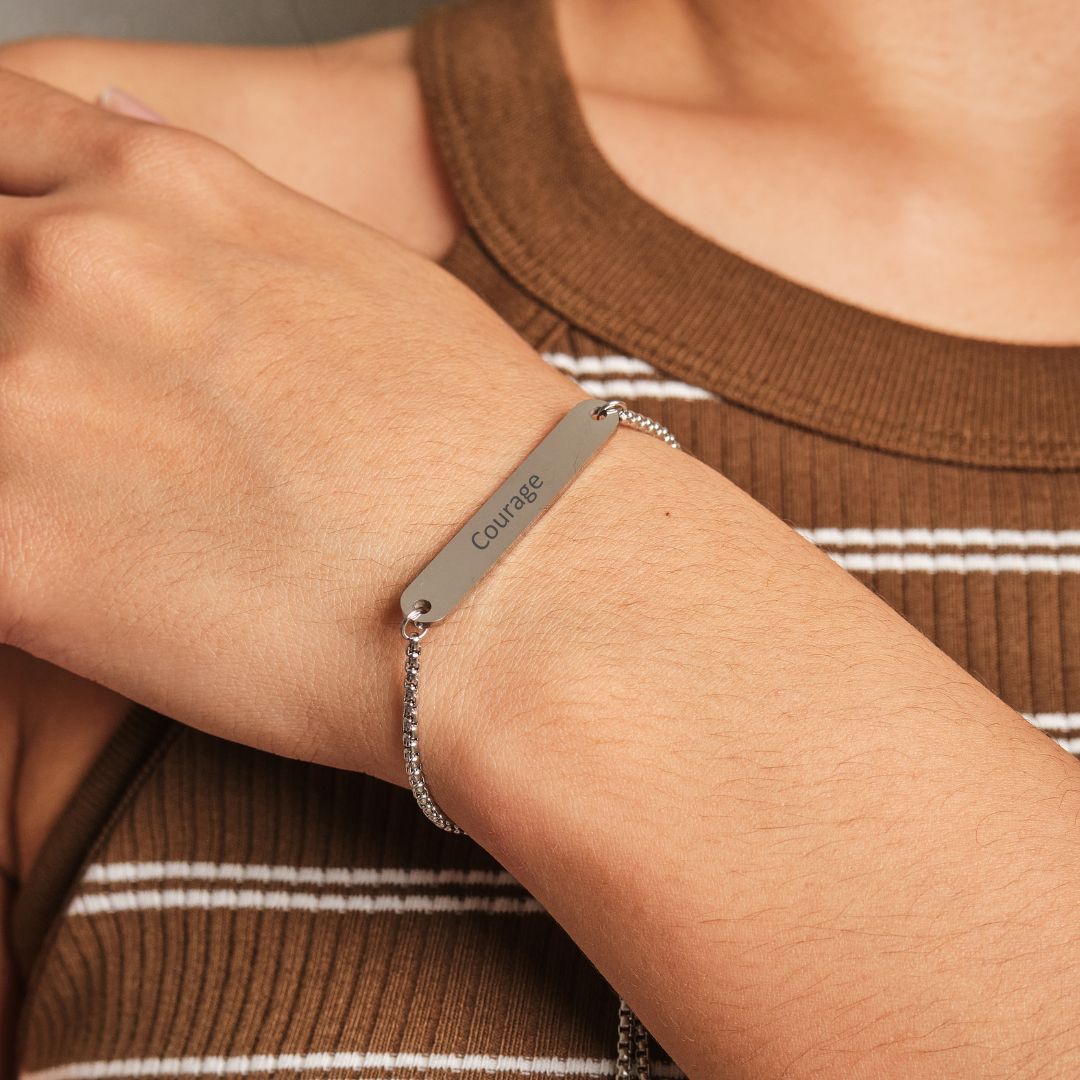 One Word Mantra ID Bracelet - MyMantra
