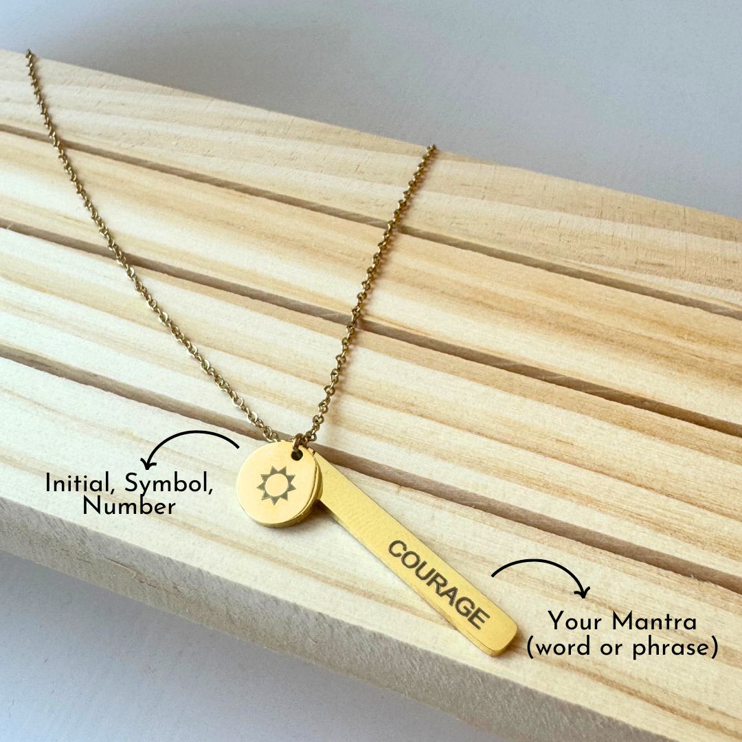 Customizable Necklace Stainless Steel - Gold - MyMantra