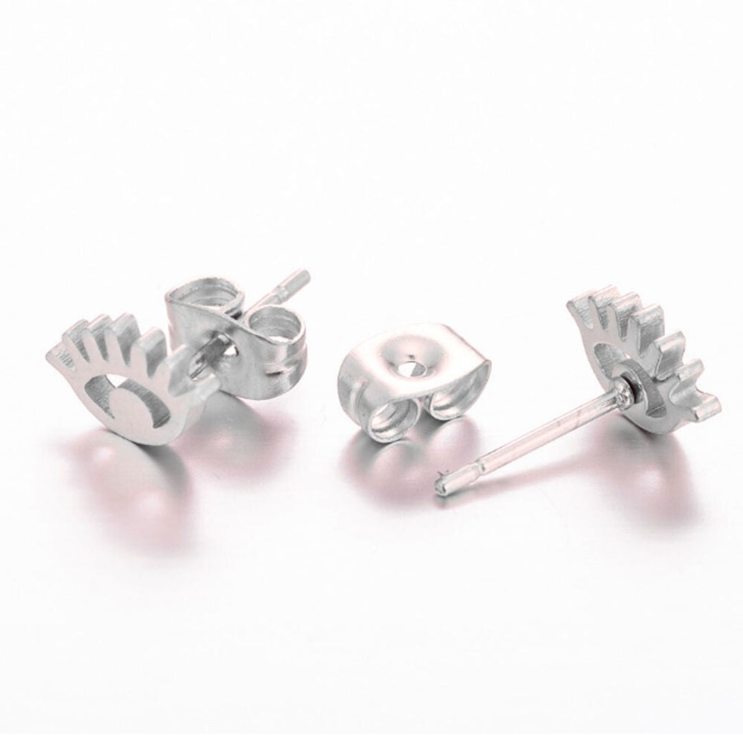 Evil Eye Stainless Steel Earrings