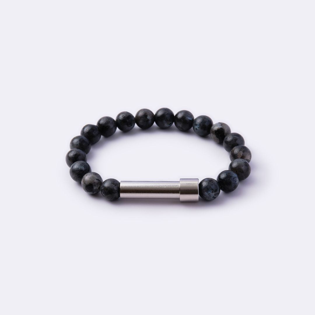 Larvikite Intention Capsule Bracelet - MyMantra