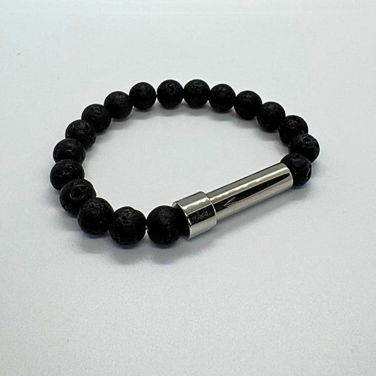 Lava Beads with Intention Capsule Bracelet - MyMantra