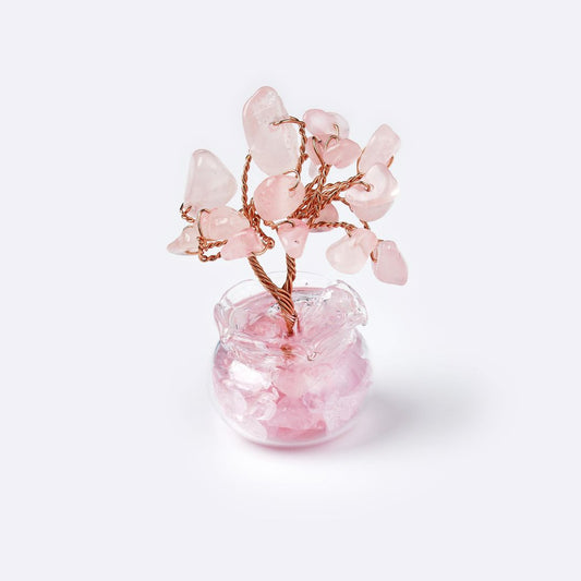 Mini Fortune Tree – Rose Quartz
