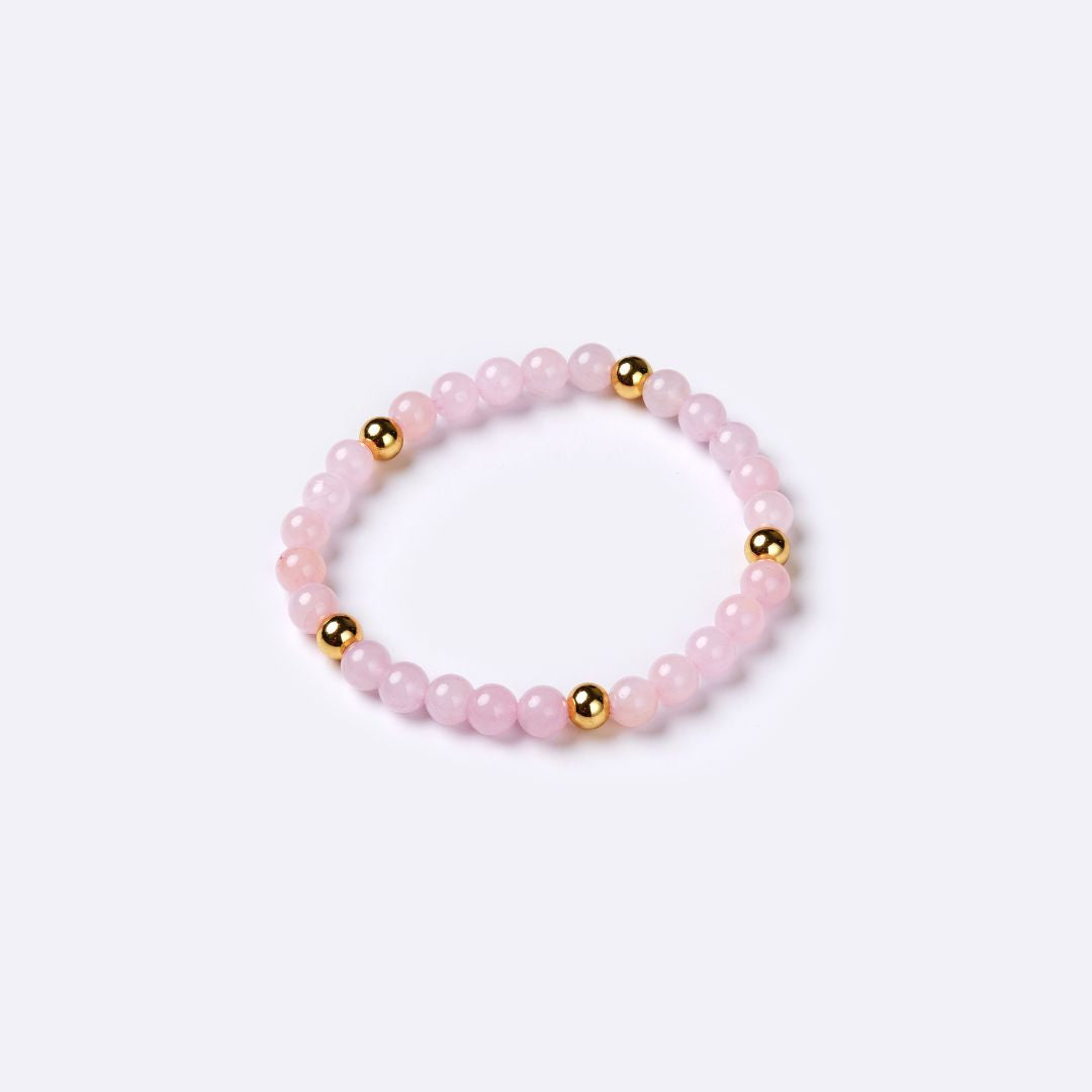 Seed Bracelet – Rose Quartz
