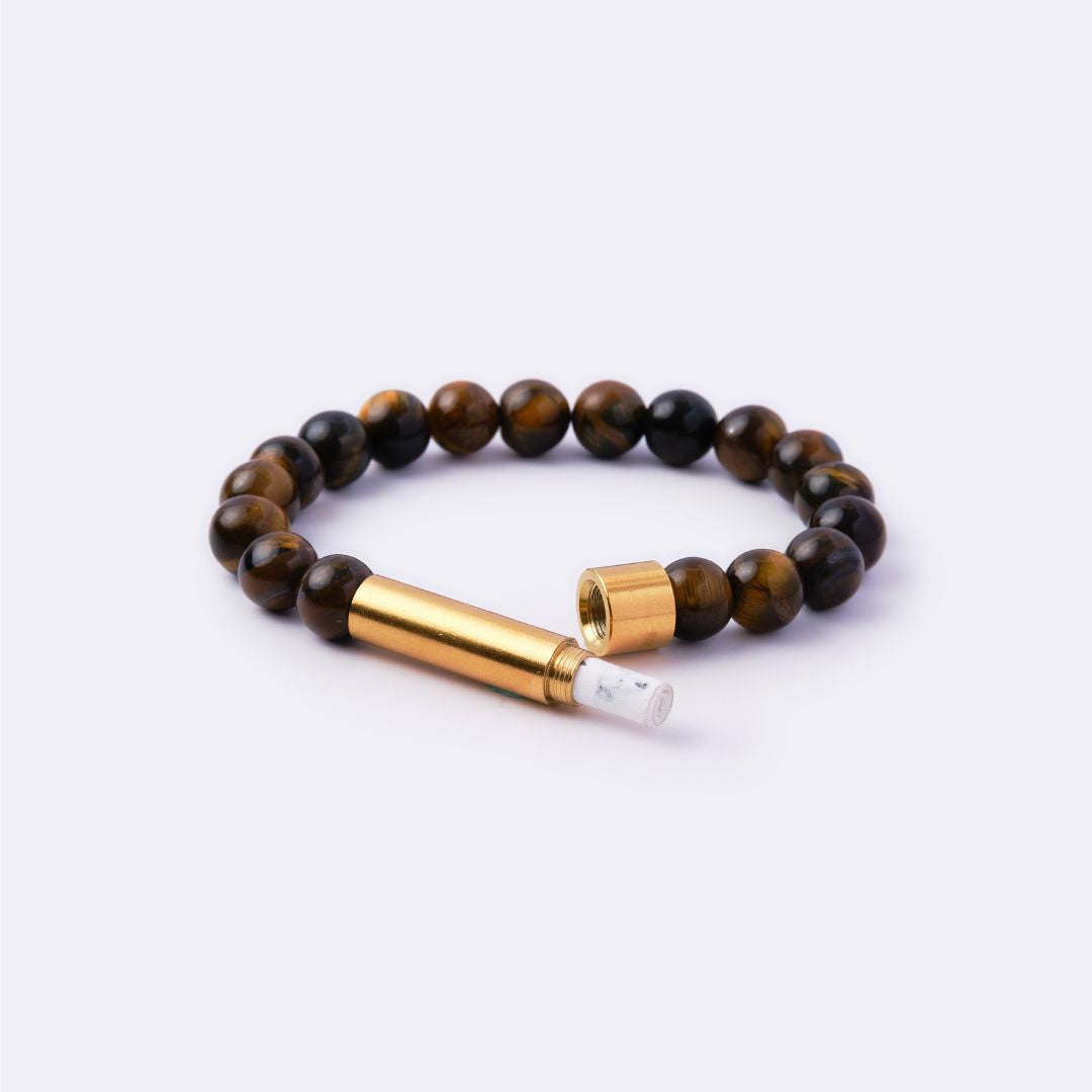 Tiger Eye Intention Capsule Bracelet - MyMantra