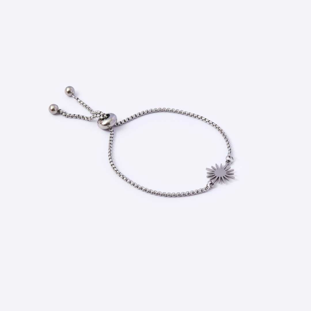 Sunshine Stainless Steel Adjustable Bracelet - MyMantra